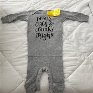 Pretty eyes & chunky thighs jumpsuit